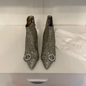 Jimmy choo glitter boots
